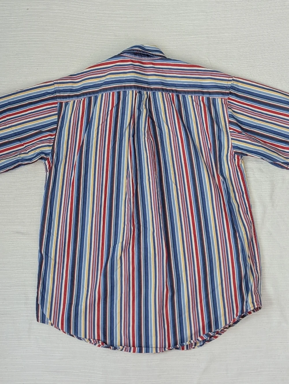 Ralph Lauren Multi-Stripe Button-Down Shirt - Big Boy Sz L (16-18)